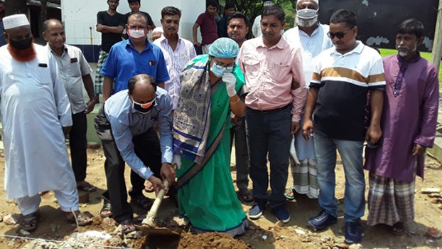 School building construction work inaugurated in Gazipur