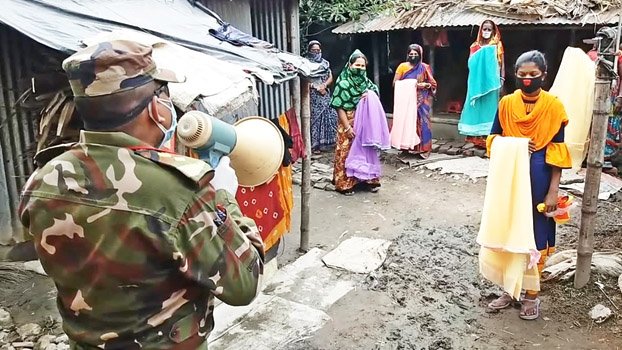 Army distributes mosquito nets to combat dengue