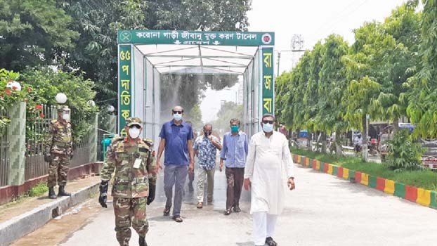 Corona disinfectant tunnel inaugurated