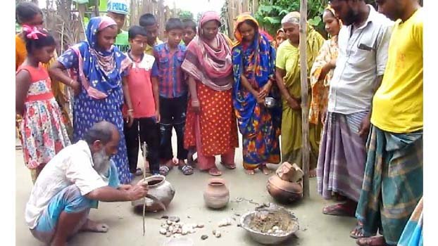 40 newborn cobras, 14 eggs released  in Jhenaidah water-body