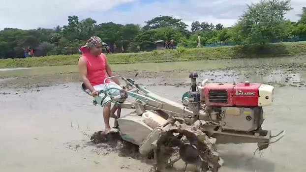 MP Jaglul ploughs land to encourage farmers