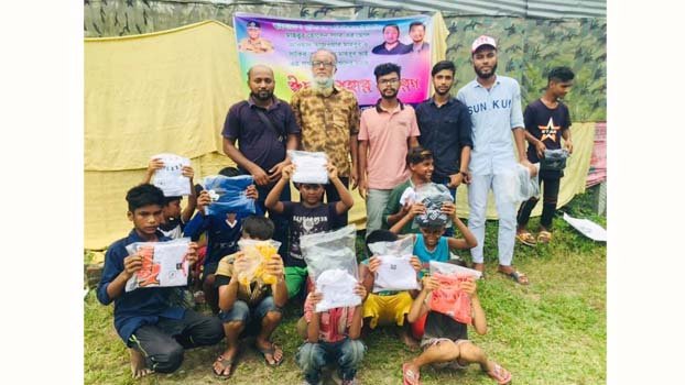 Eid clothes distributed among unprivileged children