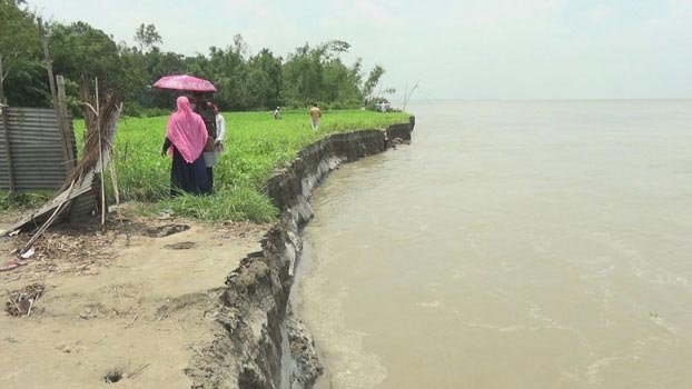 River erosion turns serious