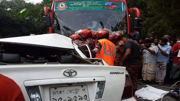 Four passengers killed in car crash in Kurigram