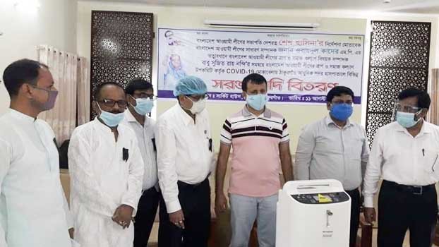 AL distributes Covid-19 equipment