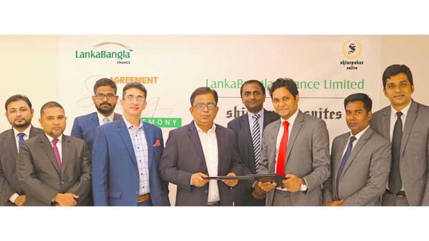 MOU Signed between LankaBangla Finance and Shinepukur Suites
