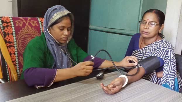 Community clinics providing healthcare to rural people