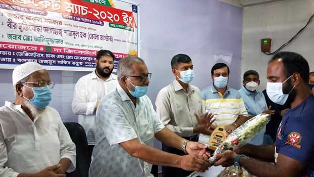 Friendly match with nat’l team cricketers begins 