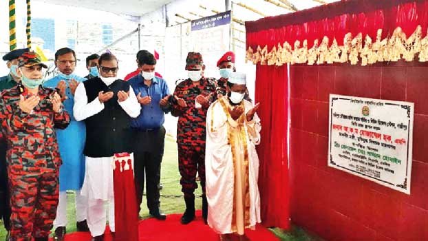 Foundation stone of modern  fire service station laid 