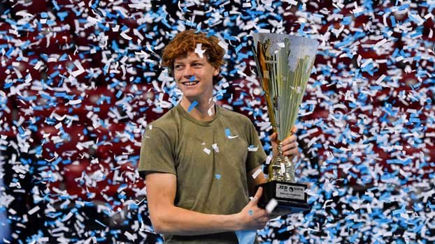 Sinner claims maiden ATP title
