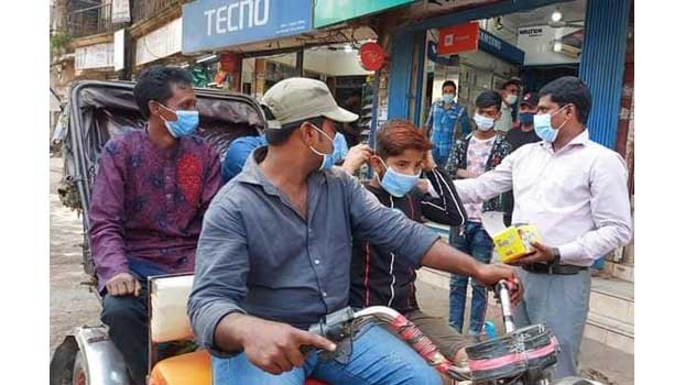 25 fined for not using masks in Nabinagar
