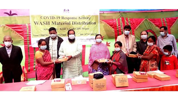 Wash materials distributed by Koika-GNB in Dinajpur