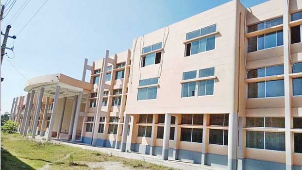 The building of Pabna Nursing Institute under construction