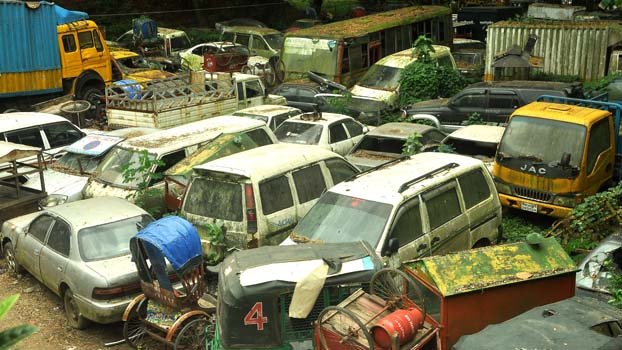 Seized vehicles turn police stations dumping spots