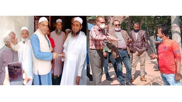 Lohagara Mayor provides grant to religious institutions