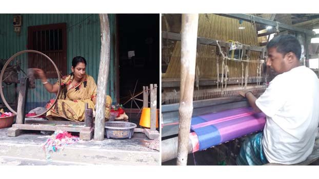 Sari weavers passing hard time