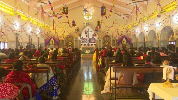 Christmas celebrated in Rajshahi