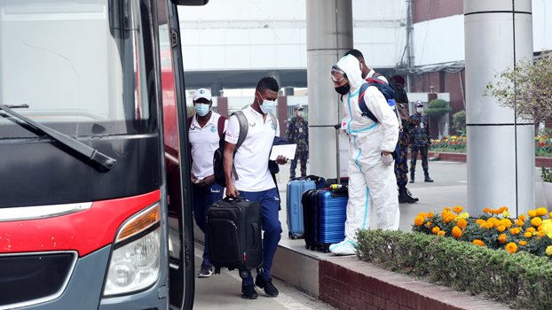 Windies players test Covid negative