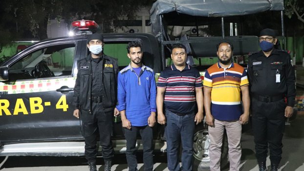 RAB nabs 3 conmen