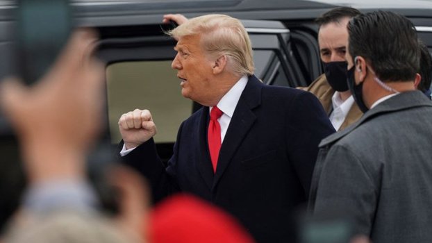 Trump takes final swipes at China’s big companies