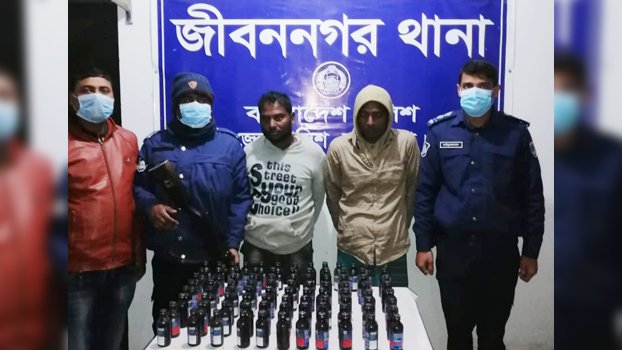 2 drug dealers held with Phensidyl in Jibannagar