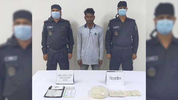 RAB seizes heroine, nabs one drug peddler