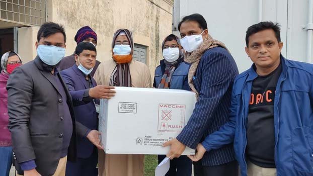 60,000 dozes of Covid-19 vaccine reach Jhenaidah