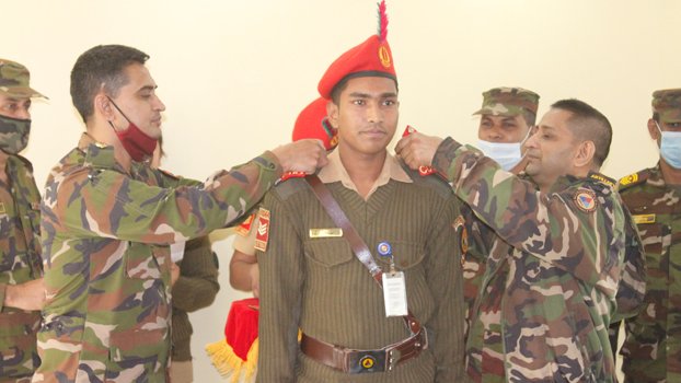 JU student gets CUO rank