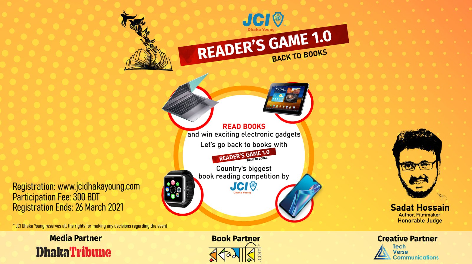 Reader s Game 1 0 Starts With The Slogan Back To Books Bangladesh Post