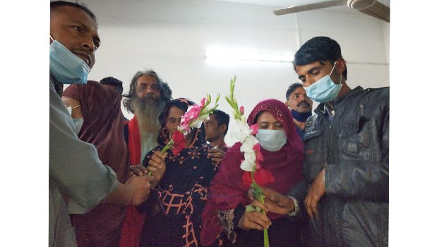 54 families reunited, 11 husbands jailed