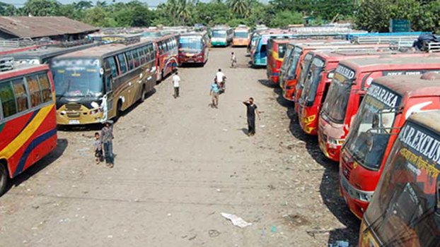 Passengers suffer for Rajshahi bus strike