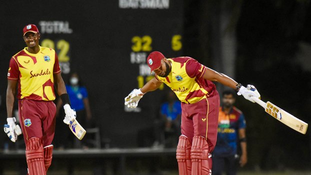Pollard hits 6 sixes in an over