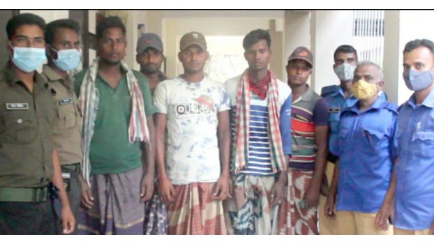 Eight fined for illegal sand  excavation in C’nawabganj