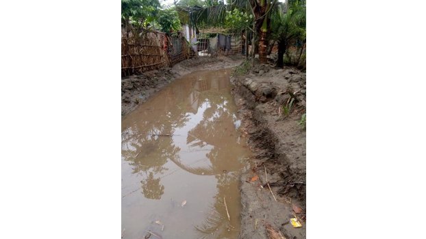 Unfinished road dev work escalates woes of people