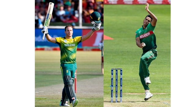 I’ll get the bat for  Saifuddin: David Miller