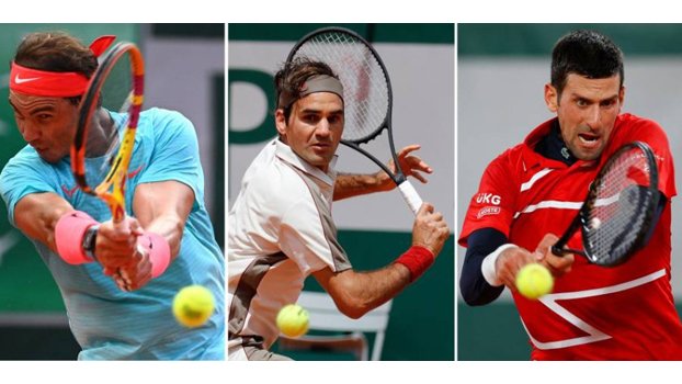 Nadal, Djokovic and Federer in same half of French Open draw