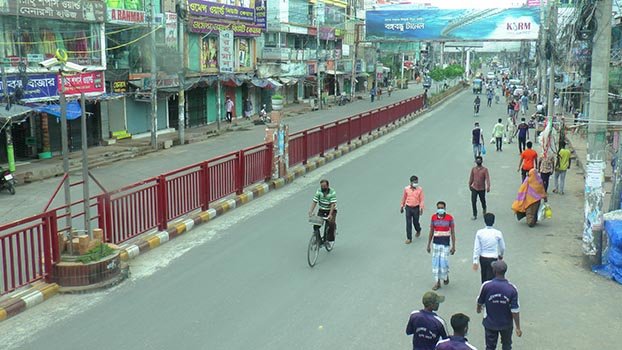 Strict lockdown enforced in Rajshahi