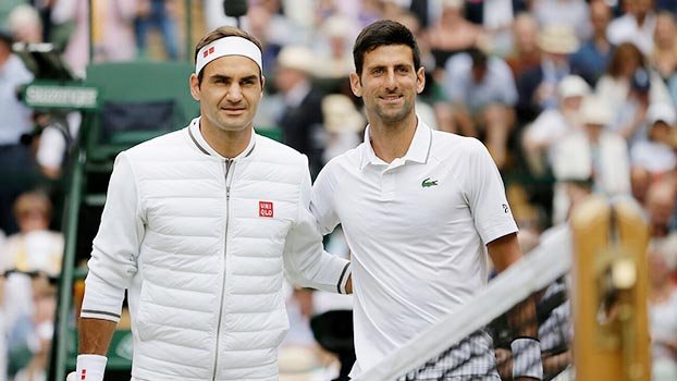 Djokovic, Federer in Wimbledon action today 