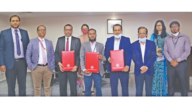 SBAC Bank signs tripartite agreement with DSE, CSE