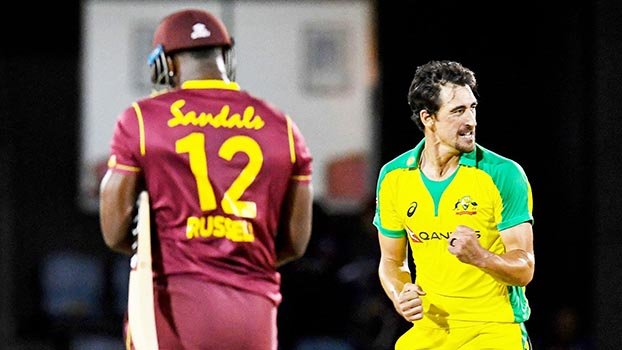 Starc's final over earns Aussies first win