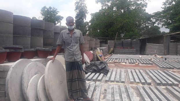 Man in jashore becomes self-sufficient in 1.5 years making sanitary items