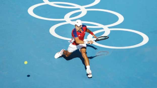 Djokovic wins to begin Olympic gold quest