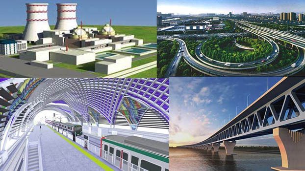 Mega projects construction work to get momentum