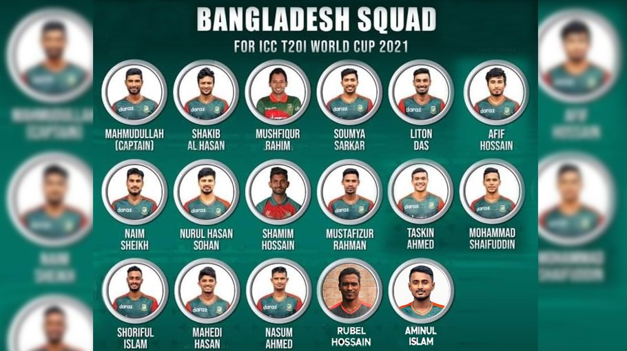 Bangladesh name T20 WC squad
