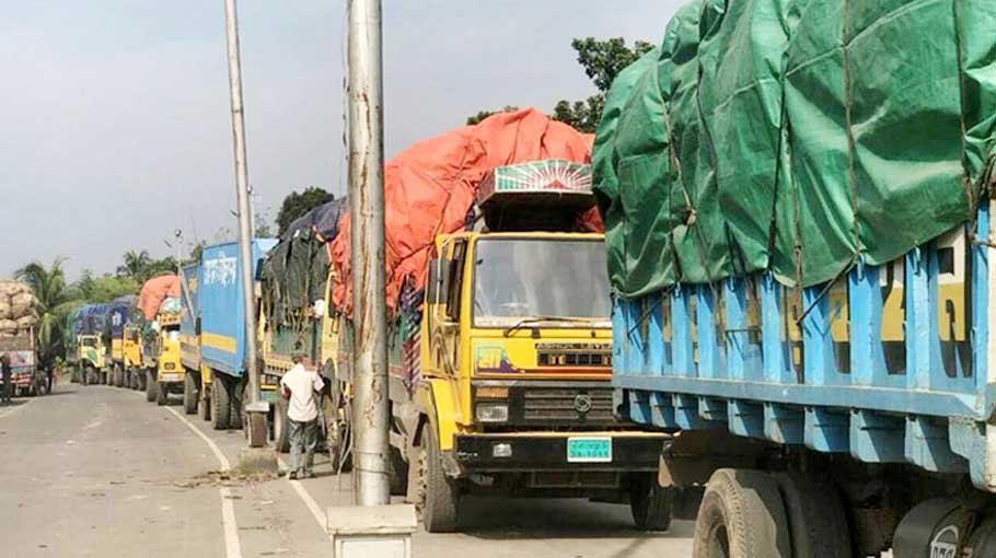 Trucks carrying export goods to India face extortion