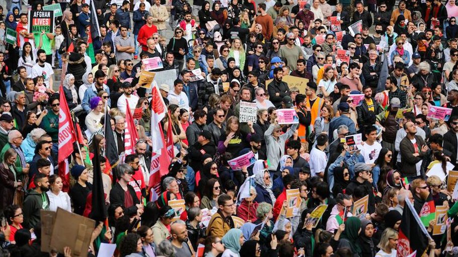 Women decry world ‘silence’ over Afghan crisis