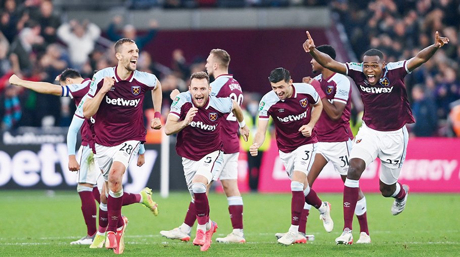 Hammers end City’s League Cup domination