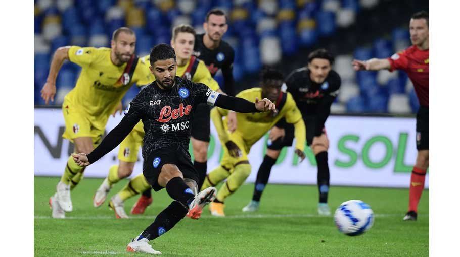 Insigne penalty double takes Napoli back to Serie A peak