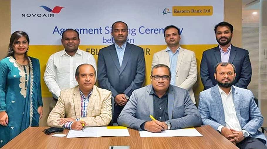 NOVOAIR fare discount for EBL cardholders