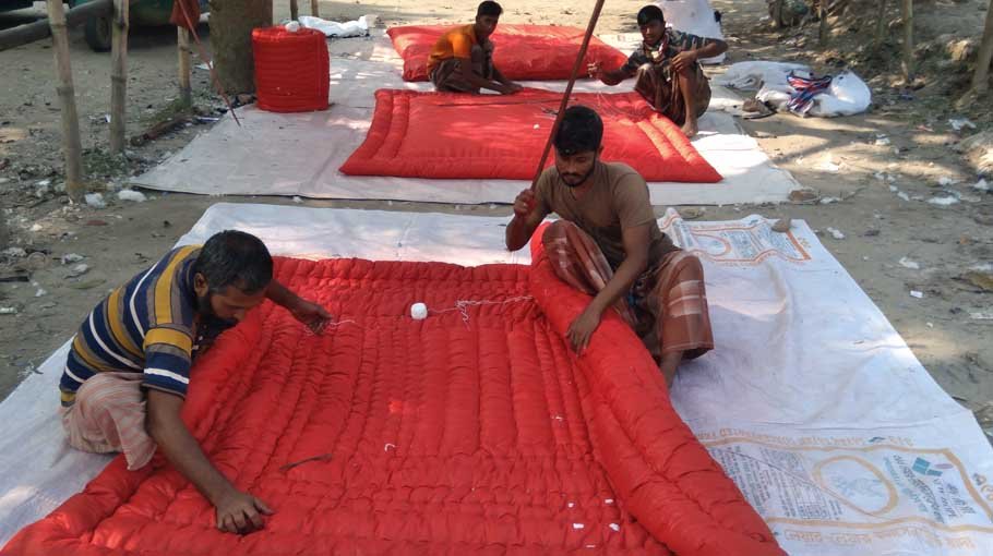 Charmohar quilt makers busy with workload